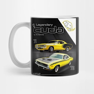 Plymouth Cuda 1970's Cars Mug